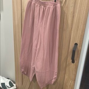 Free People Pink Ankle & Cropped Pants